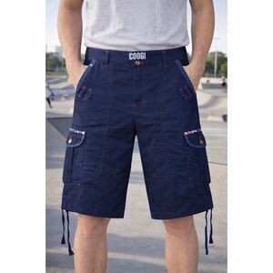 Vtg Coogi  1969 Y2K Cargo Shorts Mens 36 x 13.5" Inseam Baggy Skater Loose Blue